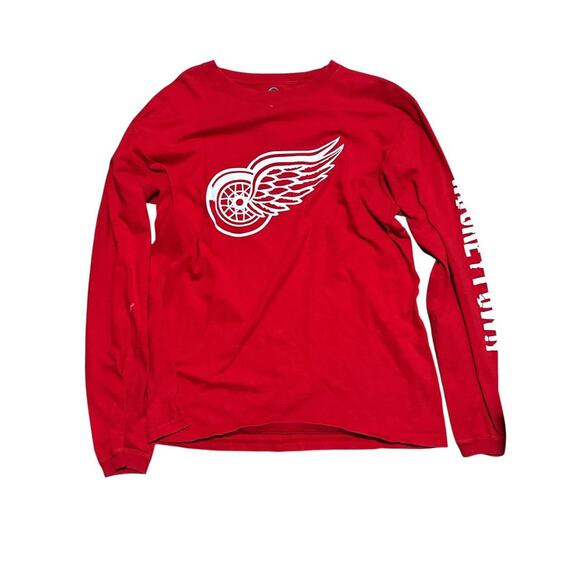 Detroit Red Wings Long Sleeve - Red Hockeytown Graphic NHL Tee - Picture 1 of 5